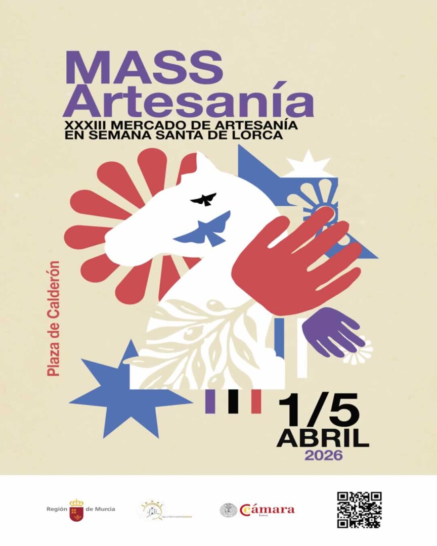 Cartel Mercado de Artesanía en Semana Santa de Lorca