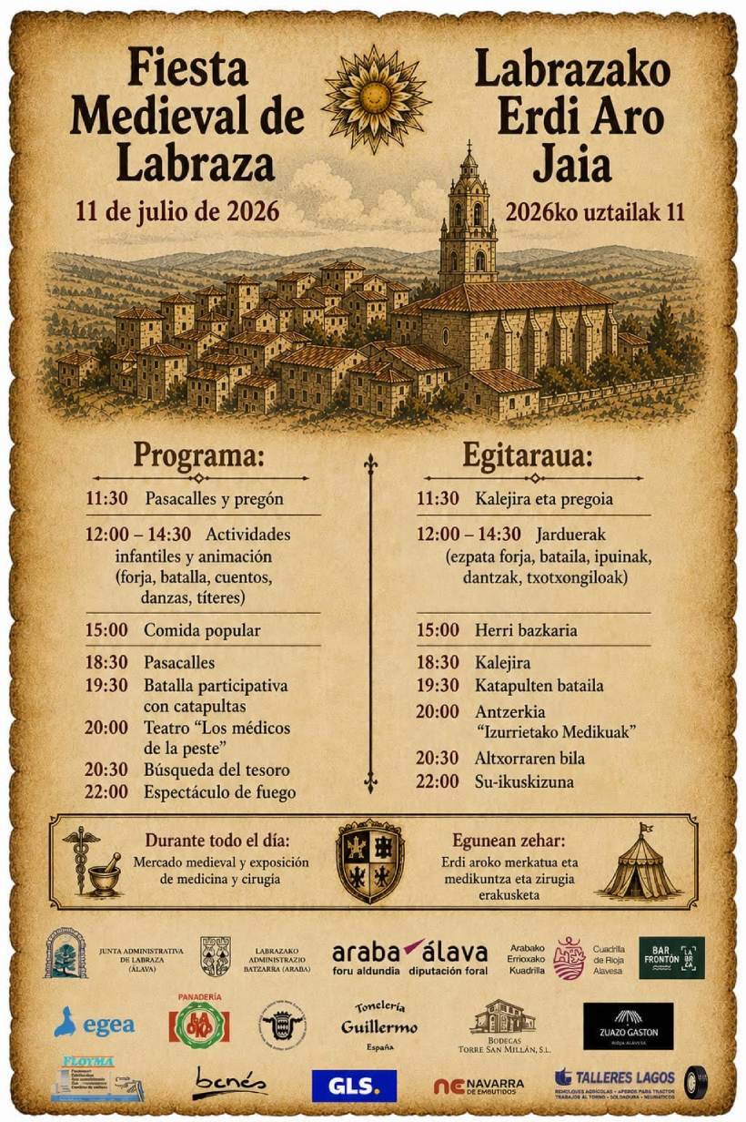 Mercado Medieval de Labraza 2026 | Alava 22 Mercado Medieval de Labraza 2026 | Alava