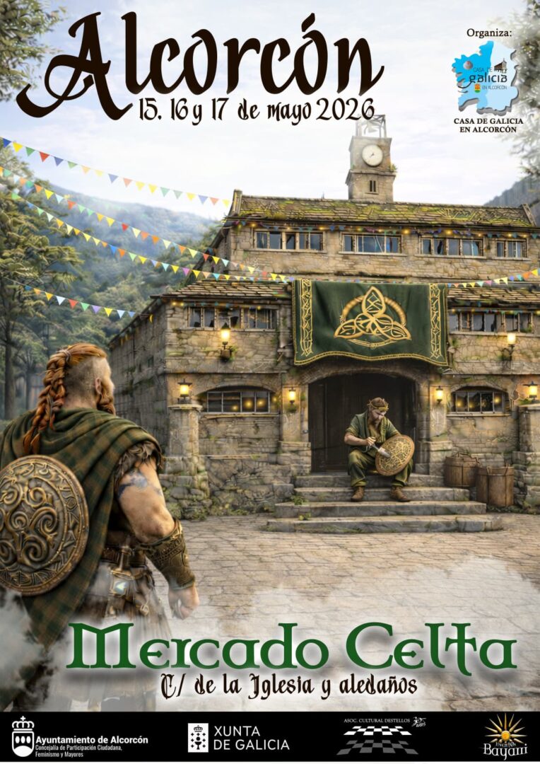 Cartel Mercado Celta de Alcorcón 2026 (Madrid)