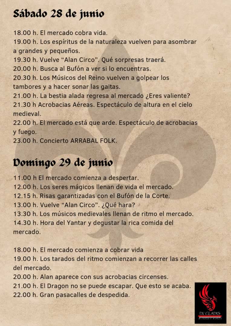 Mercado Medieval de Pedrezuela 2026 (Madrid) 26, 27 y 28 de junio 8 Mercado Medieval de Pedrezuela 2026 programa 2