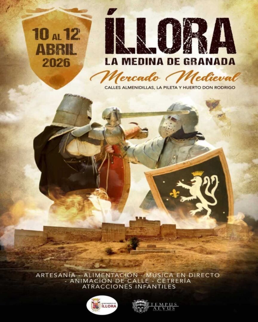 Mercado Medieval de Illora (Granada) del 10 al 12 de abril del 2026 5 Cartel Mercado Medieval de Illora