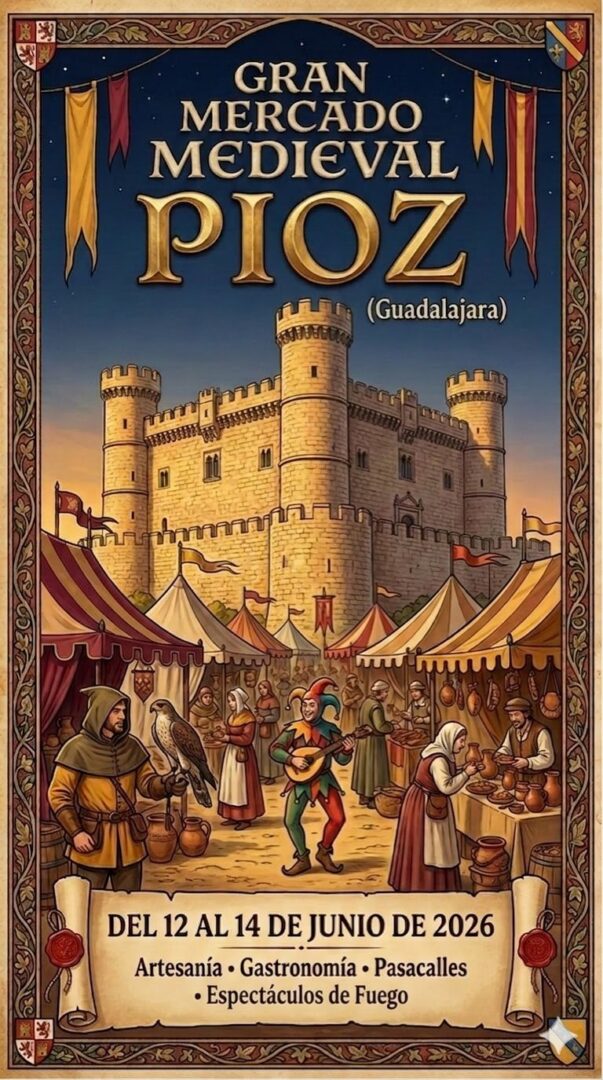 Cartel Mercado Medieval de Pioz