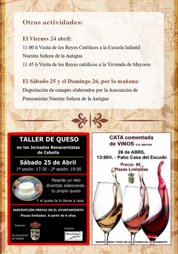 Mercado Renacentista de Cebolla 2026 pagina 3