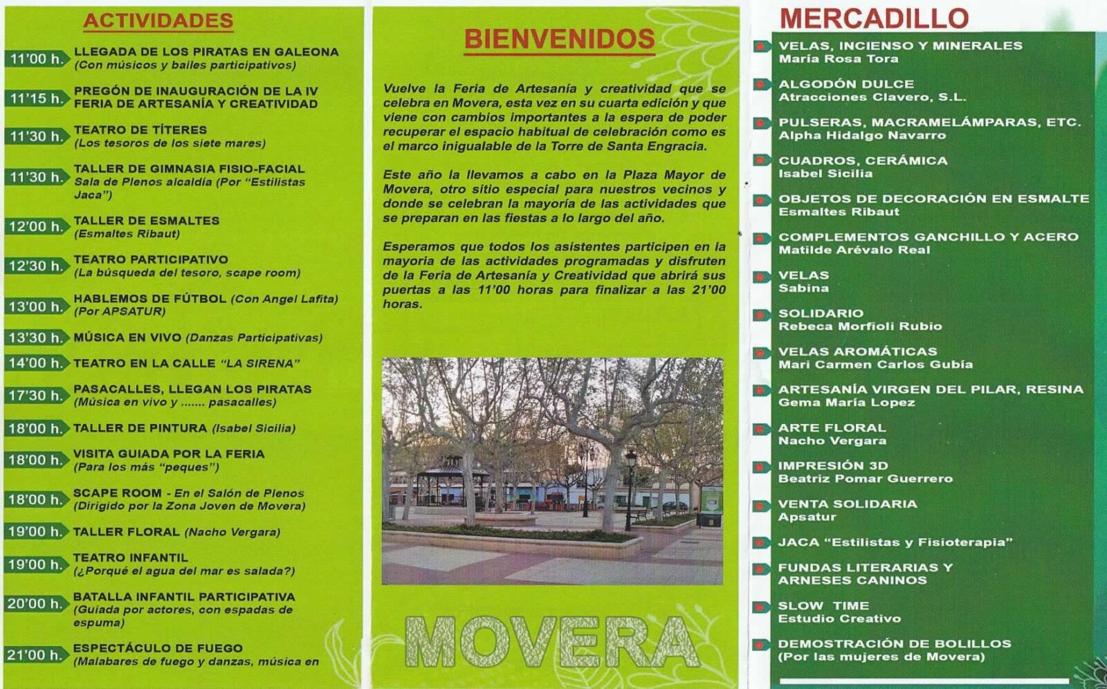 Programa Mercado Pirata en Movera 2026 | Zaragoza