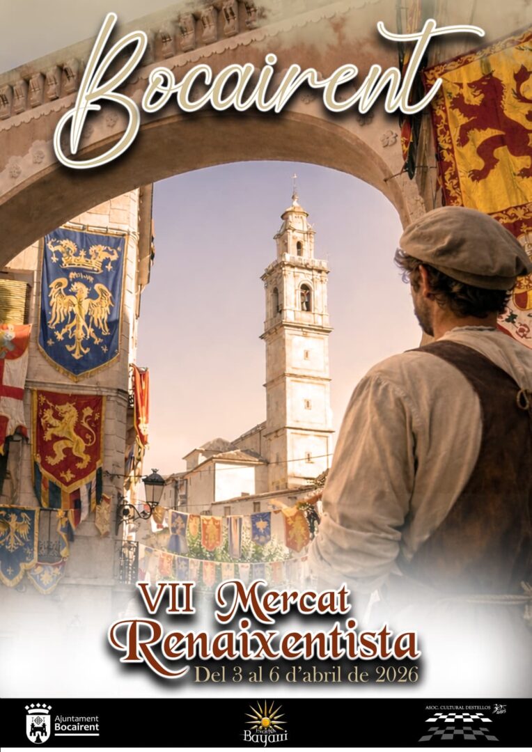 Cartel Mercado Renacentista de Bocairent 2026 (Valencia)