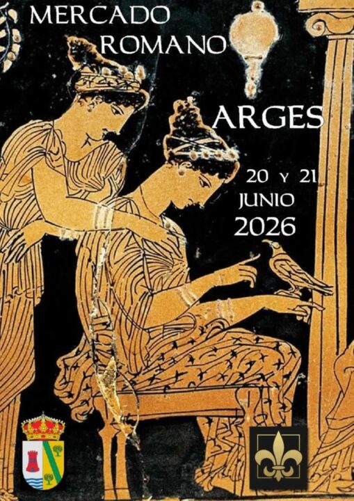 Cartel Mercado Romano de Argés (Toledo) Nueva fecha 20 y 21 de Junio 2026