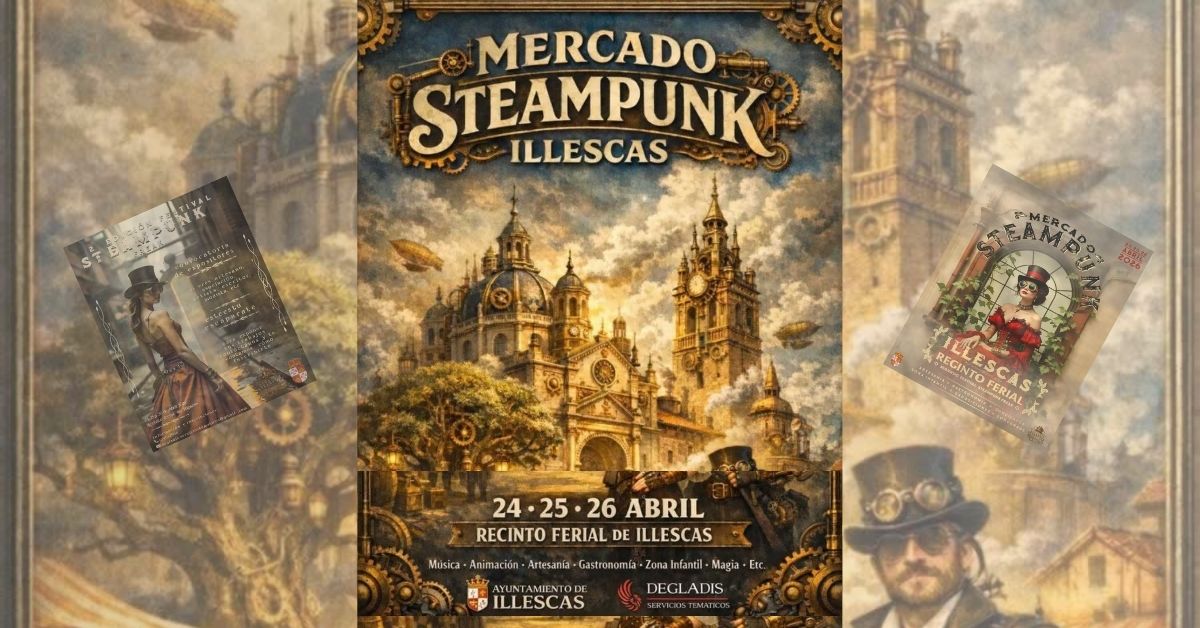Festival Steampunk de Illescas 2026 (Toledo) Cartel y Programa