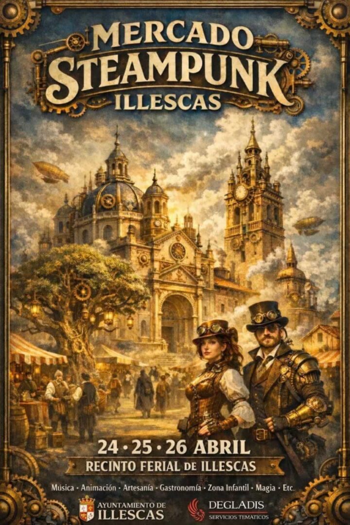 Cartel Festival Steampunk de Illescas 2026 (Toledo)