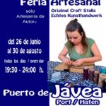 Feria de Artesanía de Autor de Xàbia/Jávea (Alicante) 2026