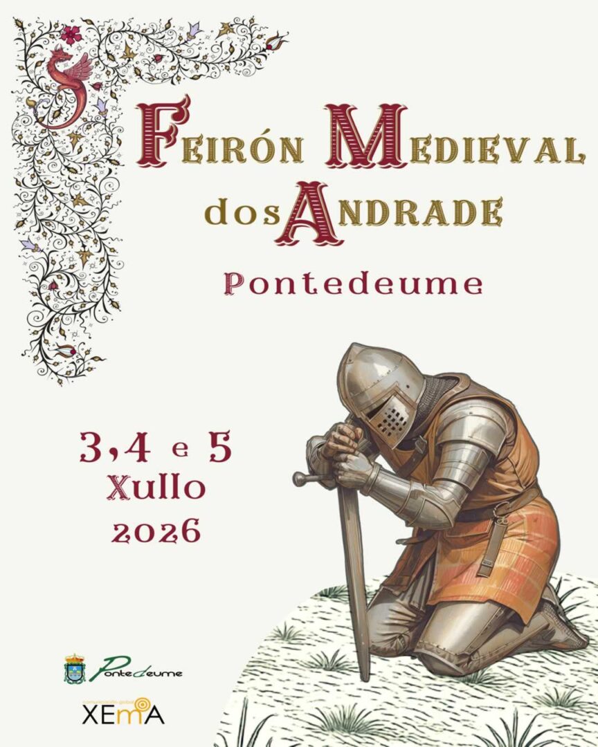 FEIRÓN MEDIEVAL DOS ANDRADE 2026 (Pontevedra) 5 CARTEL PONTEDEUME 2026