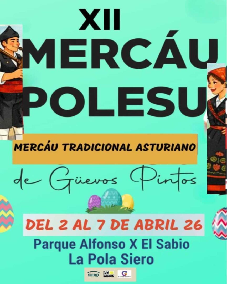 XII Mercáu Polesu – Mercáu Tradicional Asturiano de Güevos Pintos 2026 de Pola de Siero