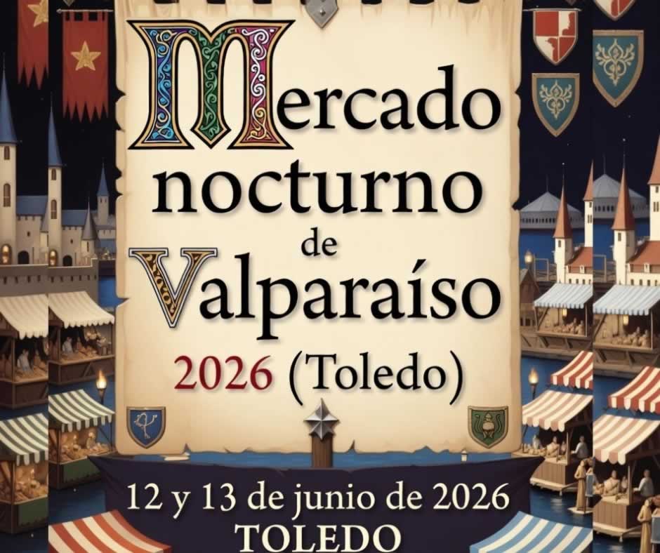 Mercado nocturno de Valparaíso 2026 (Toledo) fb