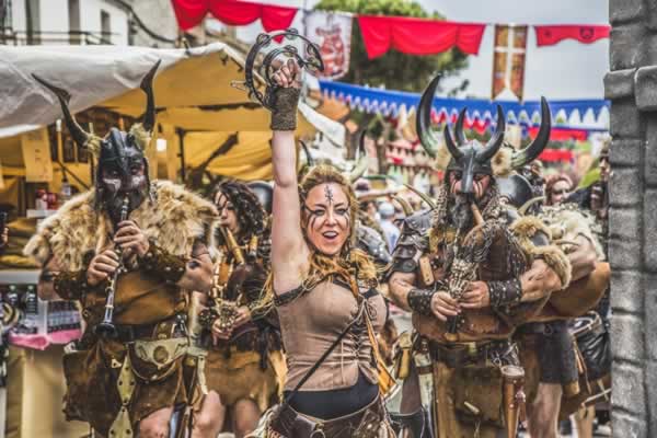 Animación en el Mercado Medieval de El Álamo