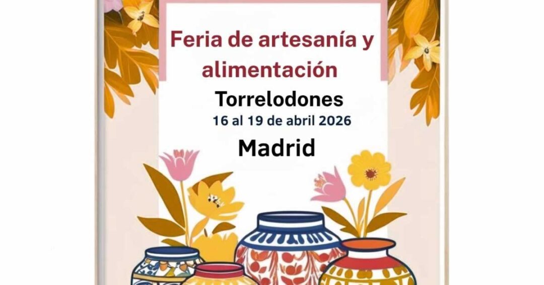 Feria de artesanía y alimentación en Torrelodones 2026 (Madrid) 4 Feria de artesanía y alimentación en Torrelodones 2026 (Madrid) 1200