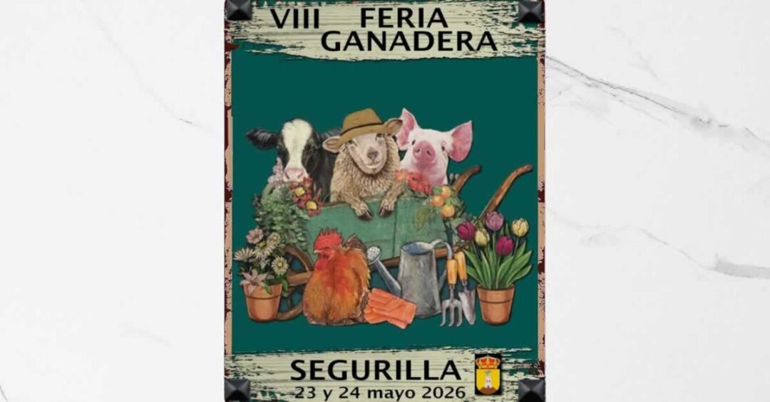 Feria Ganadera de Segurilla 2026 (Toledo) Mercado artesanal 4 Cartel Feria Ganadera de Segurilla 2026 1200