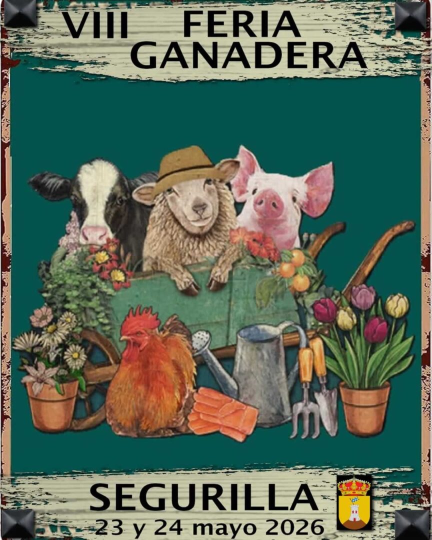 Feria Ganadera de Segurilla 2026 (Toledo) Mercado artesanal 5 ganadera segurilla cartel