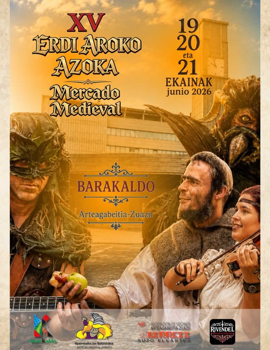 Cartel Mercado Medieval de Barakaldo