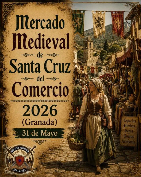 Cartel Mercado Medieval de Santa Cruz del Comercio 2026