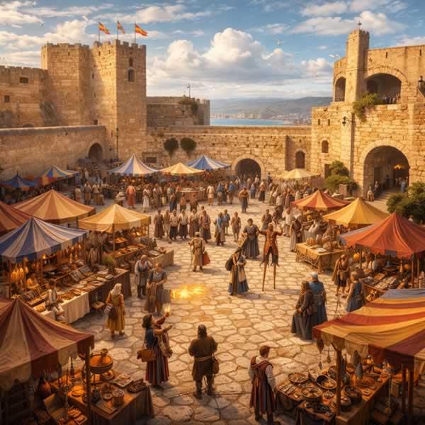 medieval castillo recreacion