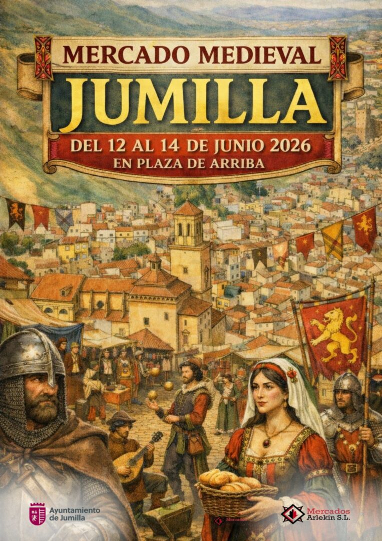 Cartel Mercado Medieval de Jumilla 2026 (Murcia)