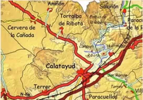 medieval torralba ribota mapa