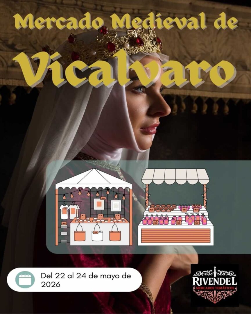 Cartel provisional Mercado Medieval de Vicálvaro 2026