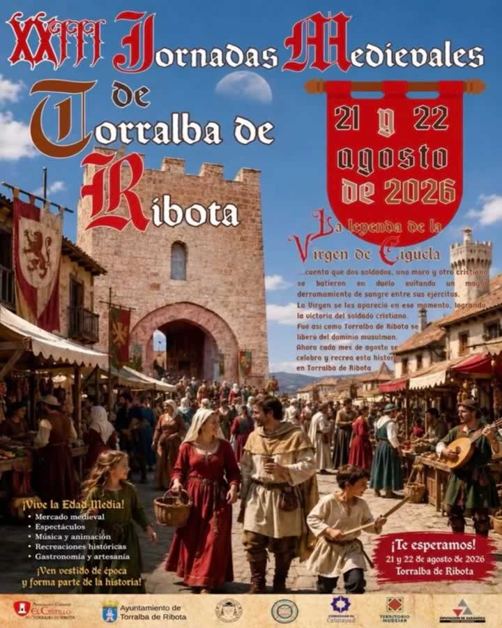 Mercado Medieval de Torralba de Ribota 2026 (Zaragoza)