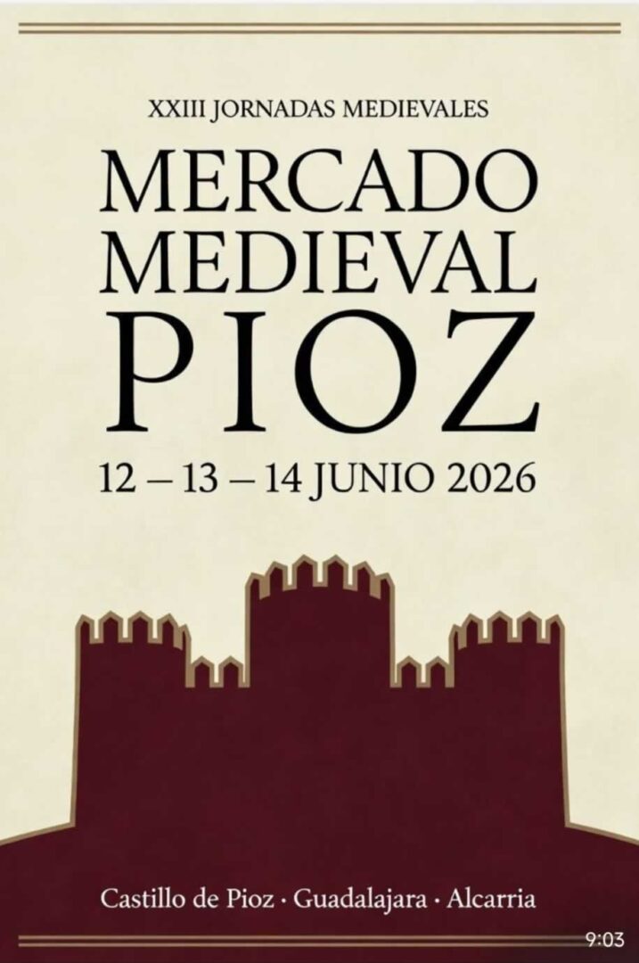 mercado medieval pioz 2026 cartel