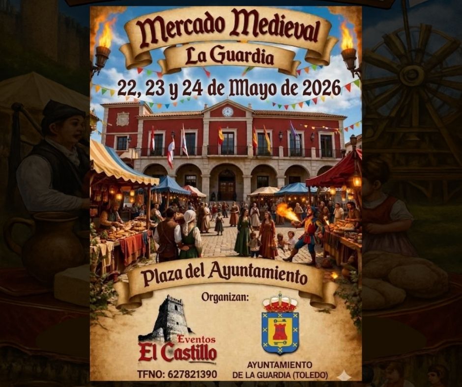 Mercado medieval en La Guardia 2026 (Toledo) fb