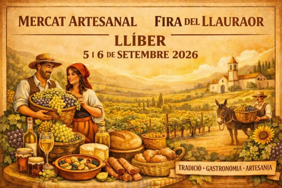 Mercado Artesanal de Llíber – Fira del Llauraor 5 y 6 de septiembre 2026 Cartel