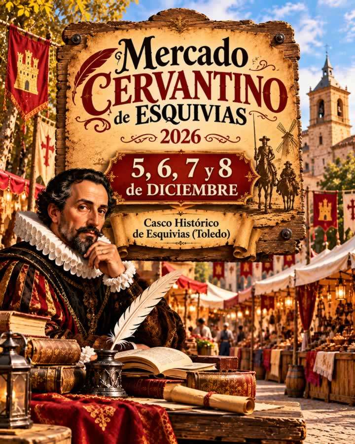 2026-mercado-cervantino-esquivias-720 Mercado Cervantino en Esquivias 2026 (Toledo)