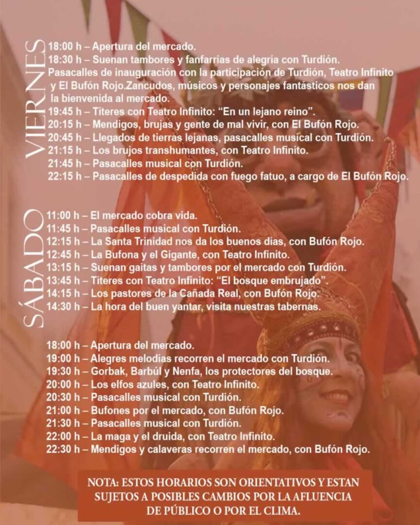 MERCADO MEDIEVAL CUENCA ABRIL 2026 PROGRAMA 1