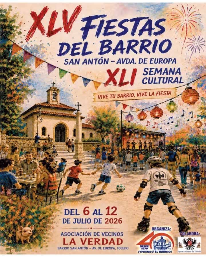 Mercado Nocturno en San Antón de Toledo 2026 | Programación 2 PROGRAMA FIESTAS DEL BARRIO 2026 SAN ANTON AVENIDA DE EUROPA page 0001