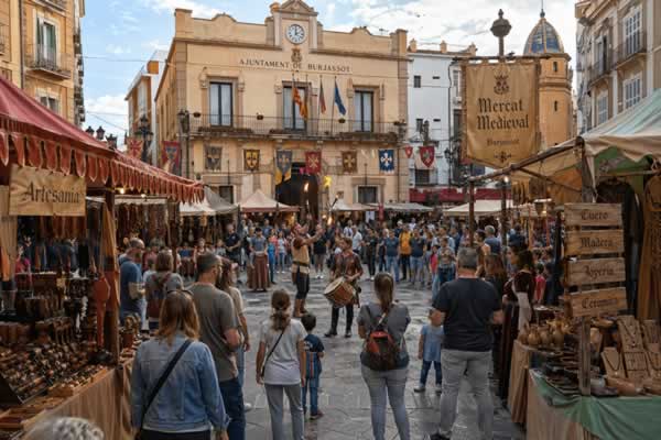Mercado medieval de Burjassot 2026 (Valencia)- foto de La Fragua de Vulcano