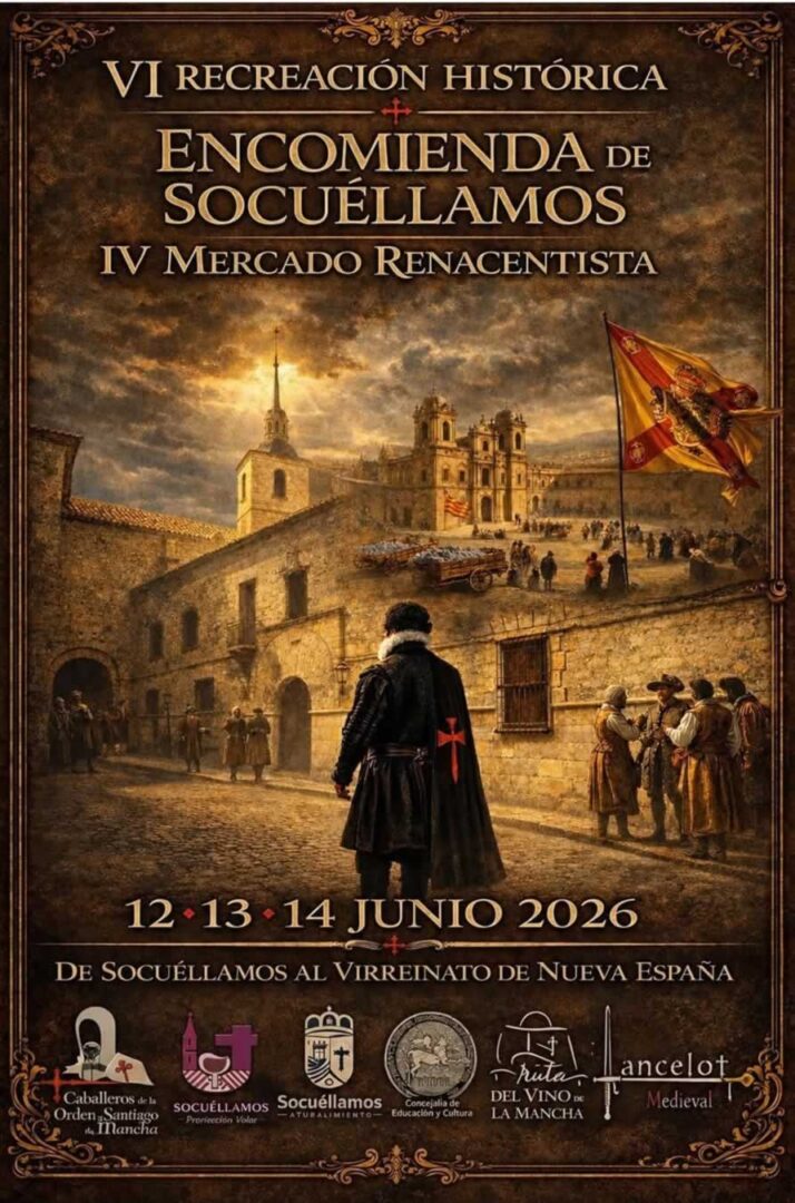 Cartel Mercado Renacentista en Socuellamos 2026 (Ciudad Real)