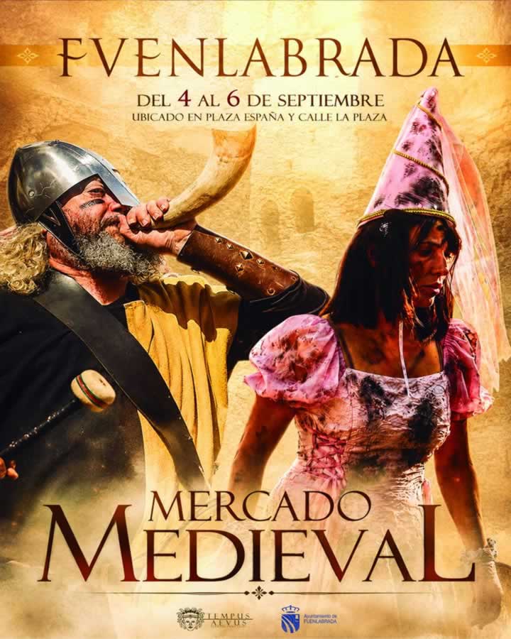 Cartel Mercado Medieval en Fuenlabrada (Madrid) 2026
