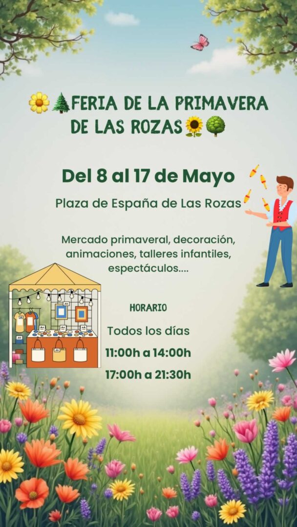 feria primavera las rozas 2026 cartel