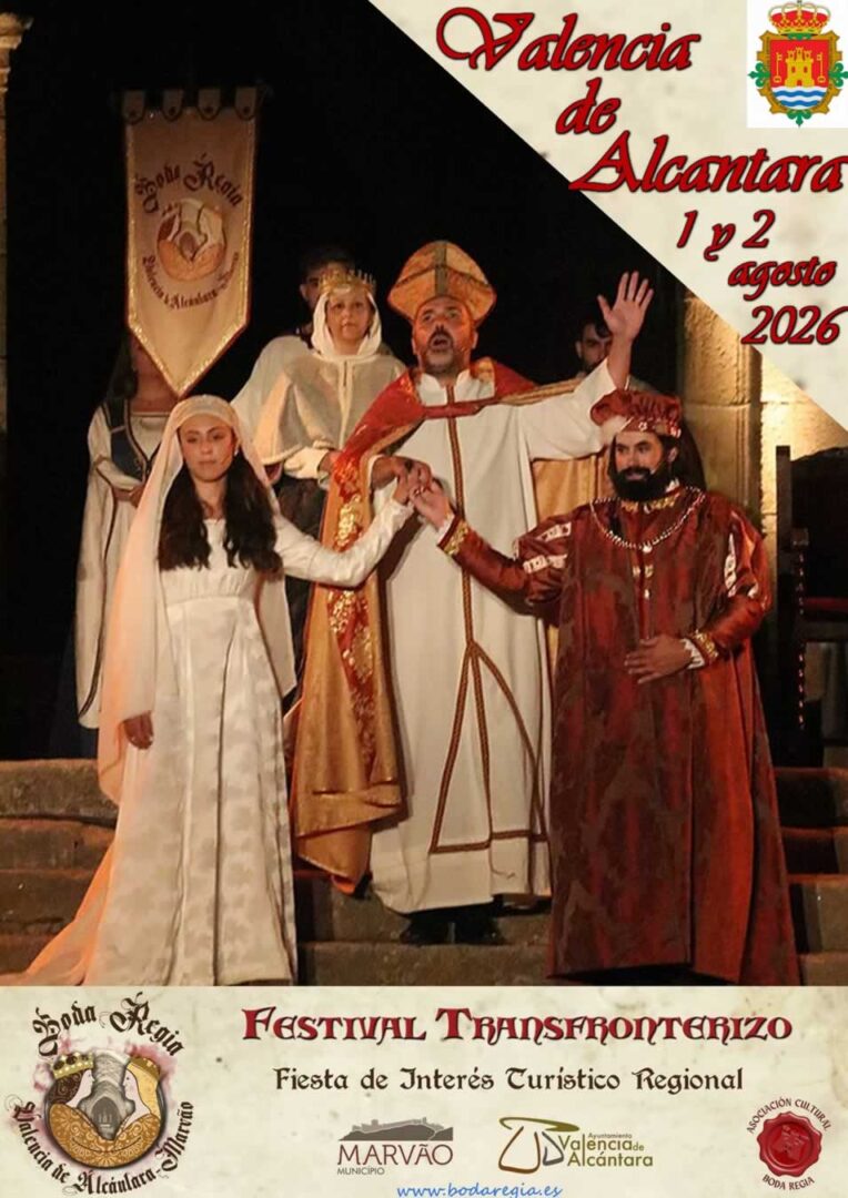 Mercado Renacentista de Valencia de Alcántara 2026 2 Cartel del Mercado Renacentista de Valencia de Alcántara (Caceres) - Festival Fronterizo Boda Regia 2026
