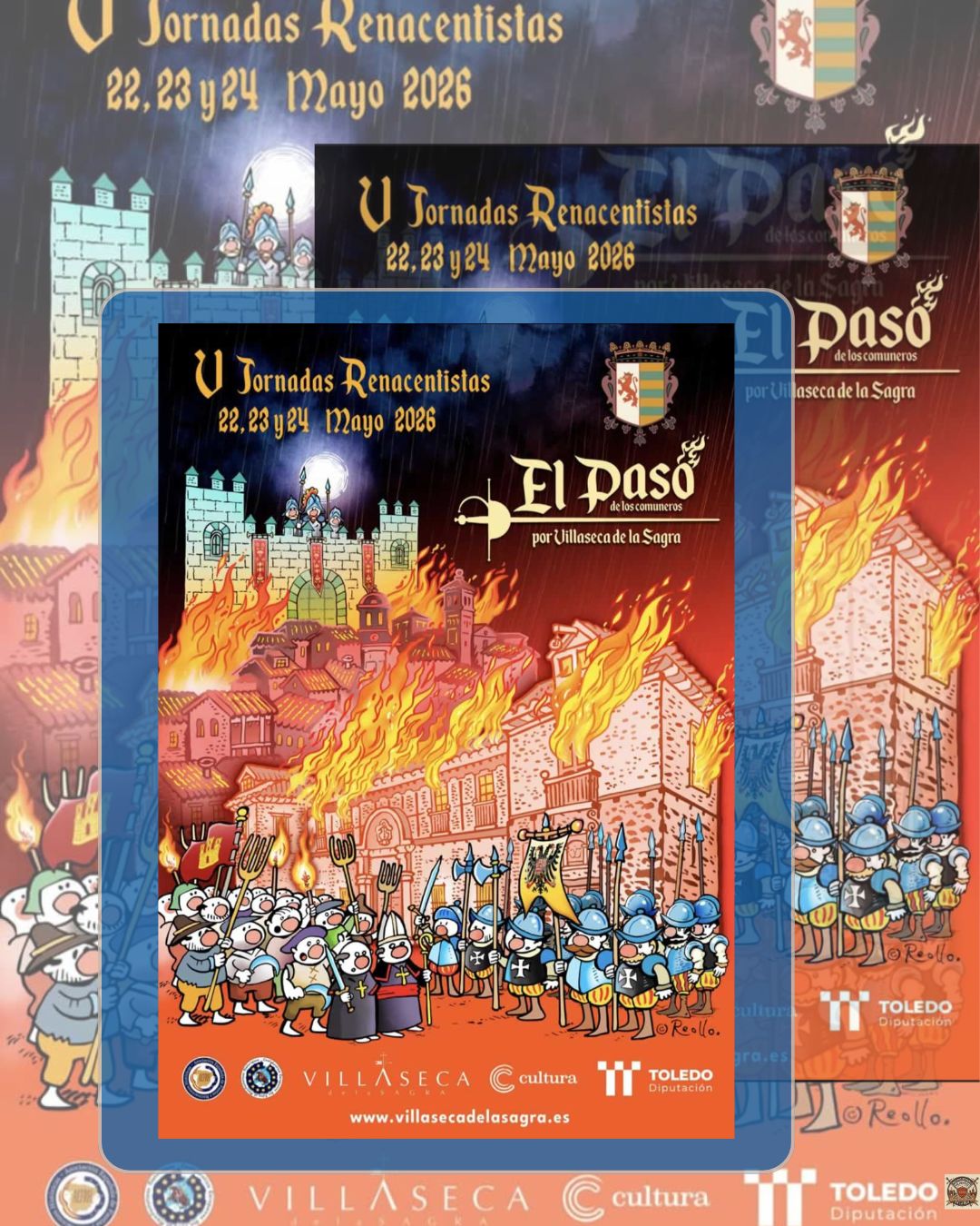 Mercado Renacentista de Villaseca de la Sagra (Toledo) 2026 - Información artesanos 3 jornadas renacentistas villaseca sagra 2026 1350