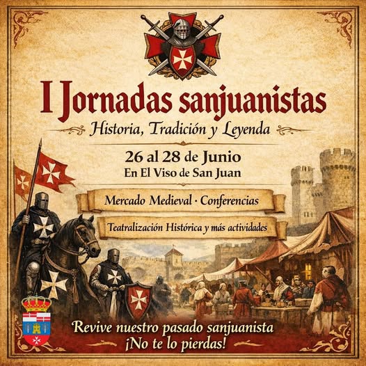 Mercado Medieval de El Viso de San Juan 2026 (Toledo) | Jornadas Sanjuanistas 5 I Jornadas Sanjuanistas a El Viso de San Juan