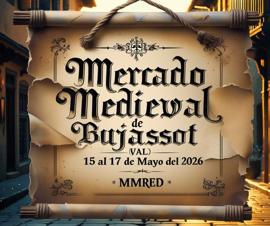 Mercado medieval de Burjassot 2026 del 15 al 17 de mayo