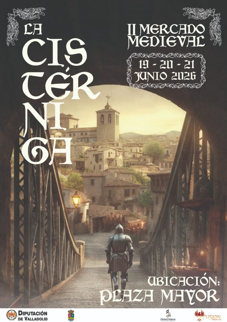 Cartel oficial del Mercado Medieval de La Cistérniga 2026