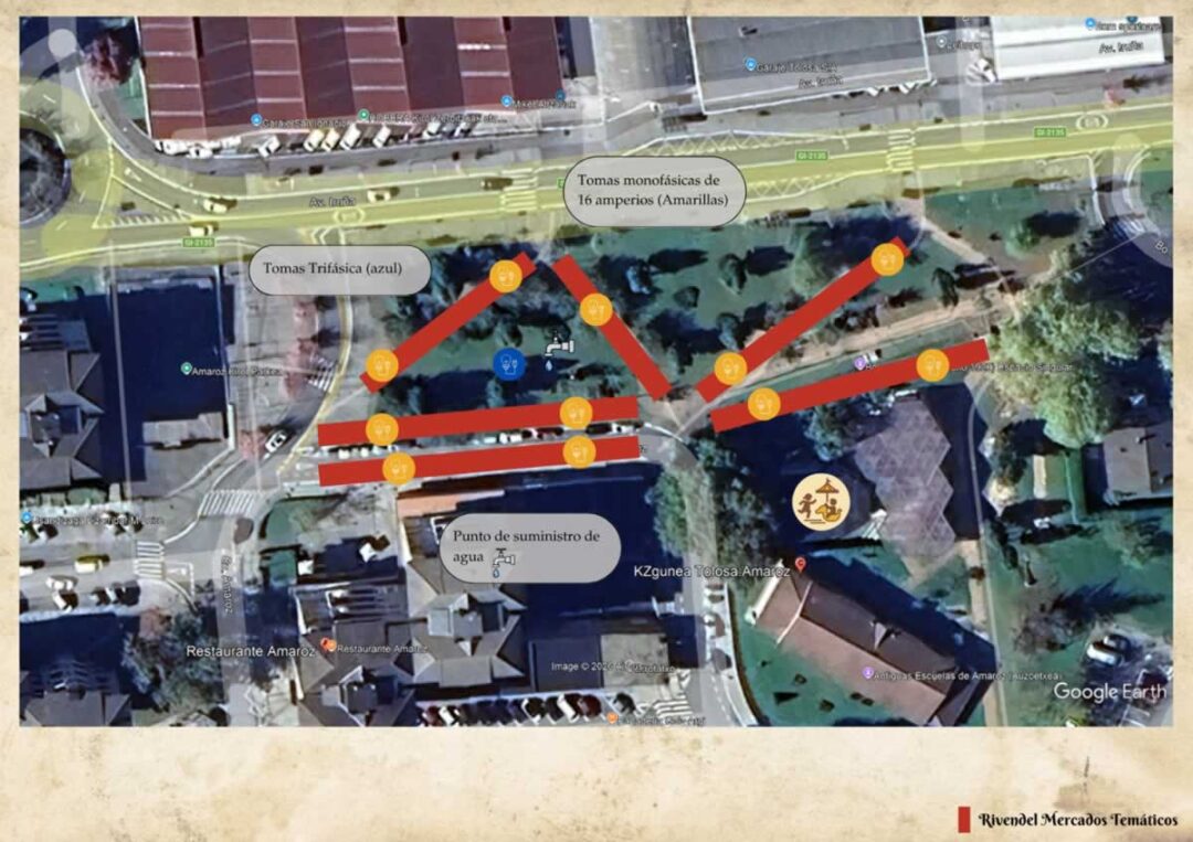 Mercado Medieval en Tolosa 2026 (Guipúzcoa) 10 Mapa Programacion dia Sábado 16 de Mayo Mercado Medieval en Tolosa 2026 (Guipúzcoa)