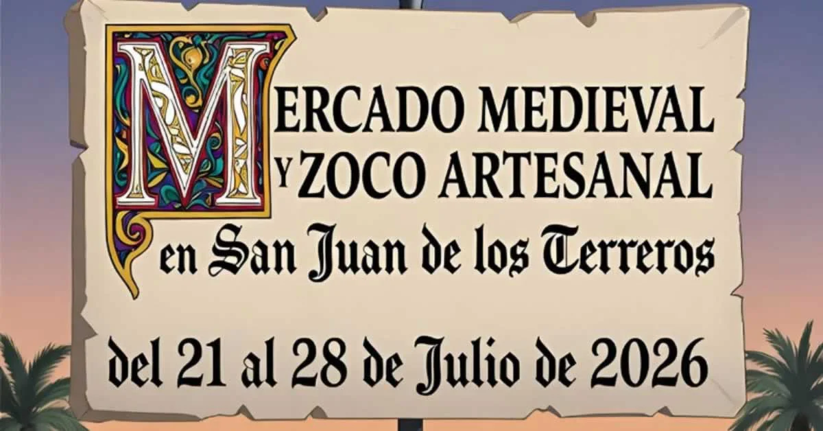 Imagen principal de Mercado Medieval y Zoco Artesano en San Juan de los Terreros 2026