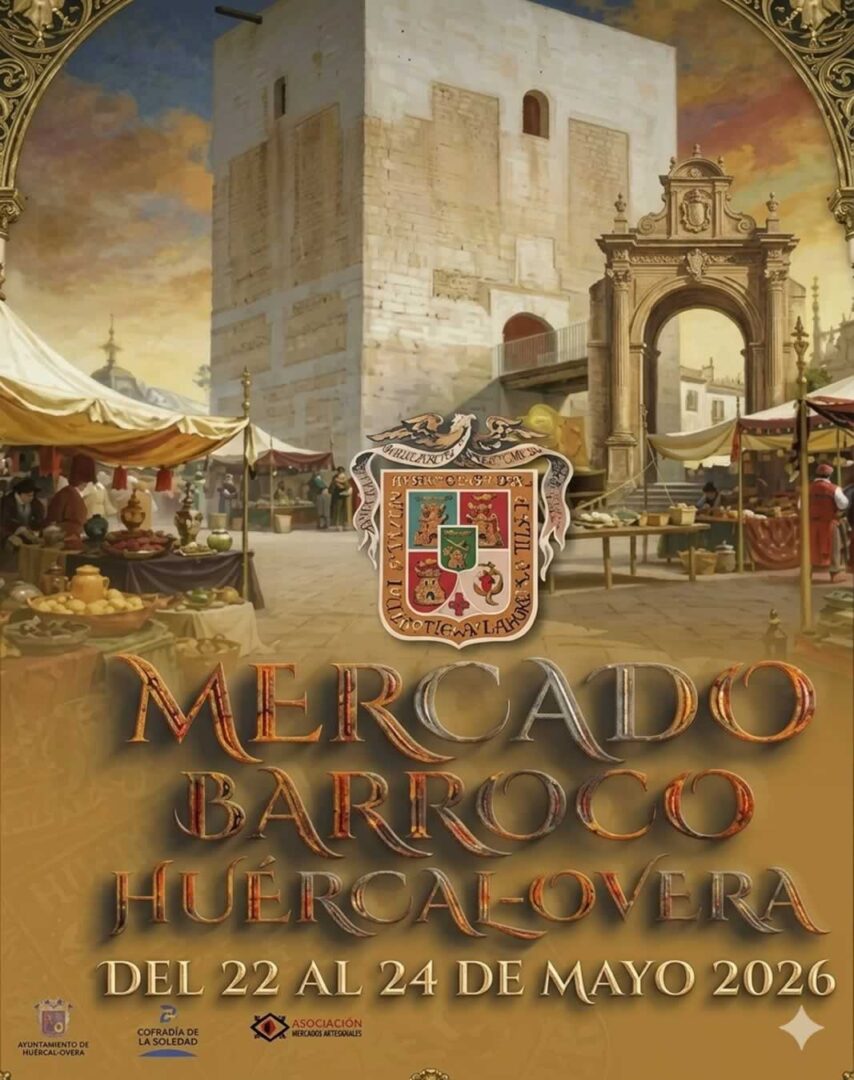 Cartel del Mercado Barroco de Huércal-Overa 2026