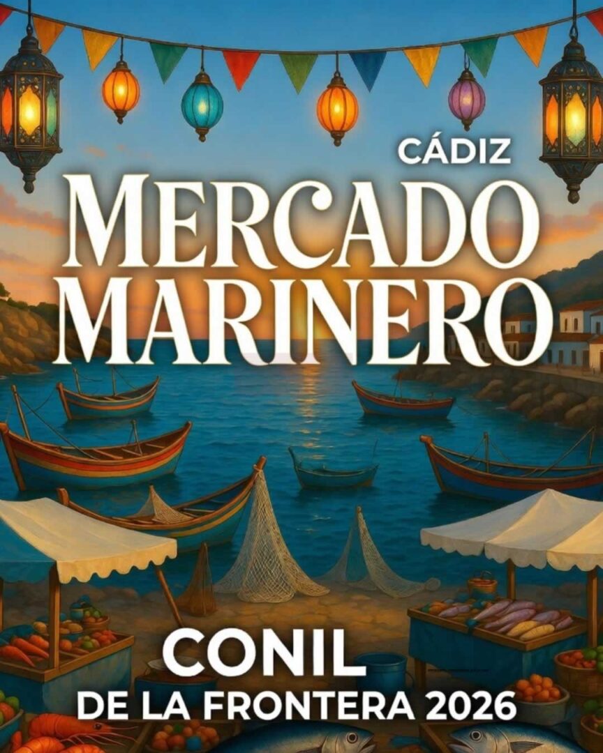 Anuncio MERCADO MARINERO de Conil de La Frontera 2026 (Cádiz)