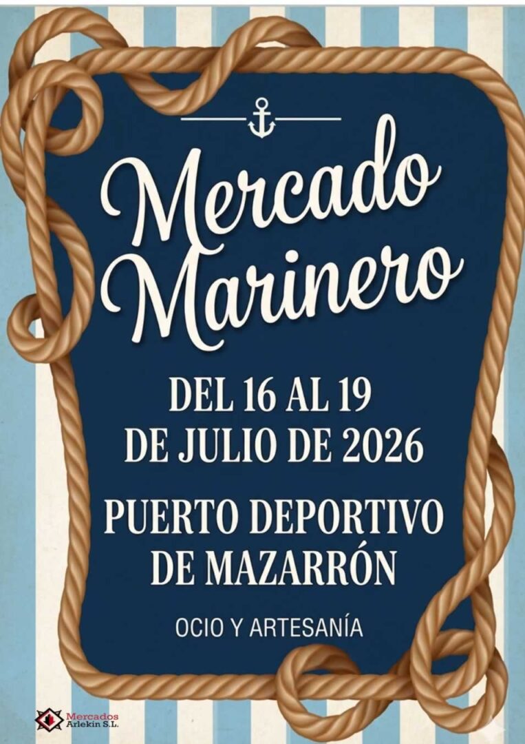 mercado marinero mazarron julio 2026