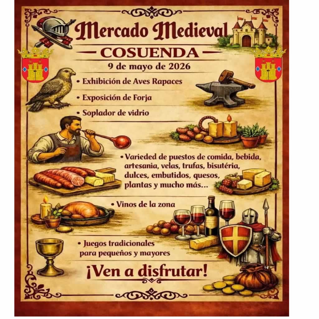 Mercadillo Medieval en Cosuenda, Zaragoza 2026
