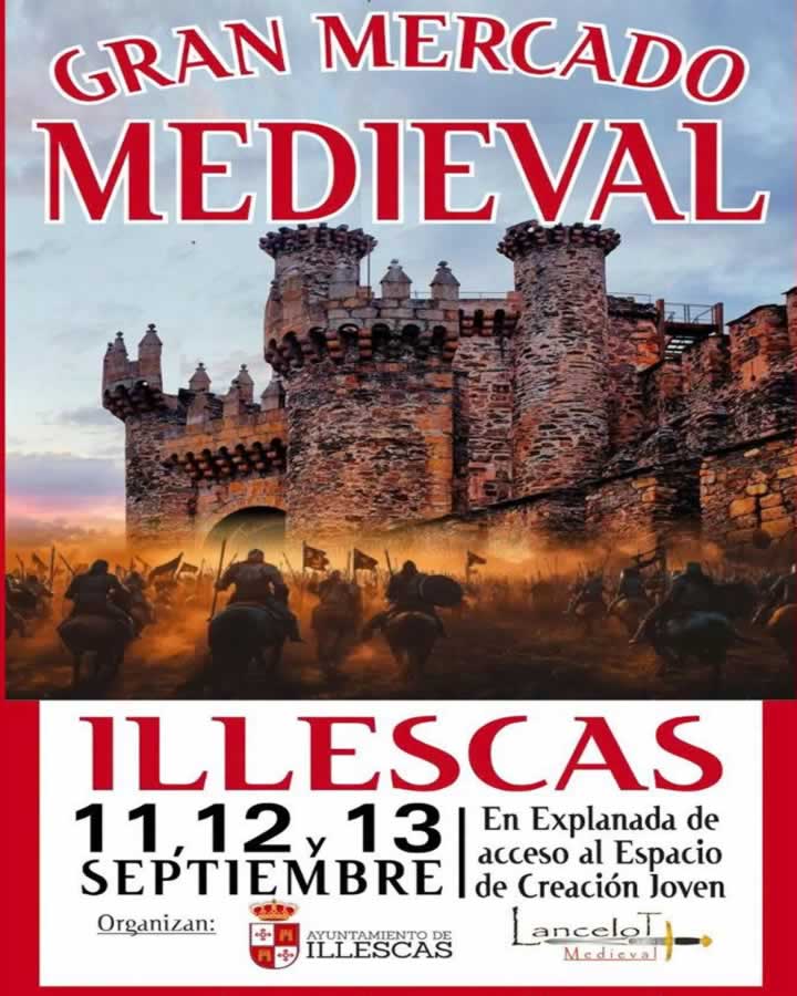 Mercado medieval de Illescas, Toledo del 11 al 13 de Septiembre del 2026
