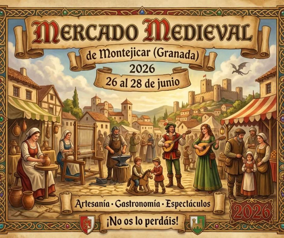 Mercado medieval de Montejicar 2026 (Granada)